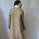 Felted Beige coat. Coats. silk wool. Online shopping on My Livemaster.  Фото №2