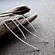 Серьги из серебра