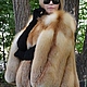Poncho fur red Fox. Whole plate. Fur Coats. Zimma. Online shopping on My Livemaster.  Фото №2
