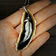 Pendant with feather. Pendants. Inogdaria (inogdaria). Online shopping on My Livemaster.  Фото №2