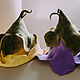 Шапка банная "Колокольчик" фиолетовый. Текстиль для бани. Nataly Kara - одежда из тонкого войлока. Ярмарка Мастеров.  Фото №5