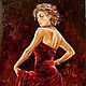 Oil painting Flamenco, Pictures, Zelenograd,  Фото №1