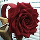 Комплект с алыми розами. Диадемы. Цветы от Марии (flowers-by-mary). Ярмарка Мастеров.  Фото №4