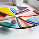 Glass dish avant-garde. Fusing. Plates. ArtSmiL home decor (Anna). Online shopping on My Livemaster.  Фото №2