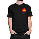 Cotton T-shirt ' Calcifer in the Pocket', T-shirts and undershirts for men, Moscow,  Фото №1