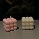 Свеча "Куб". Свечи. Candles.Nude. Ярмарка Мастеров.  Фото №4