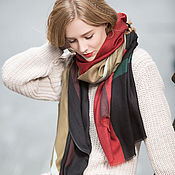 Аксессуары handmade. Livemaster - original item cashmere scarf color women shawl. Handmade.