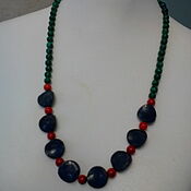 Винтаж handmade. Livemaster - original item Vintage necklaces: necklace beads natural stones. Handmade.