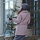 Пальто "Кофе с лавандой". Пальто. Творческая мастерская 'Сундучок' (MoiSunduschok). Ярмарка Мастеров.  Фото №7