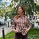 Женская рубашка из ацетатного шёлка с длинными рукавами, Рубашки, Новосибирск,  Фото №1