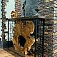Консоль со спилом Карагача. Консоли. Андрей, SteelWoodStudio. Ярмарка Мастеров.  Фото №4
