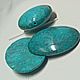 Бирюза натуральная матричная Bisbee /США, Аризона. Кабошоны. ТАНАГРА gemstones (винтаж). Ярмарка Мастеров.  Фото №4