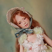 Мурочка-Карамелька 2.Фарфоровая шарнирная кукла