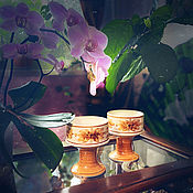Винтаж handmade. Livemaster - original item Jersey Pottery Studio... A pair of handmade vases.. Handmade.
