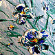 Order Oil painting Irises. Zabaikalie. Livemaster. . Pictures Фото №3
