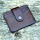Order Leather cardholder №2. MILANO. Livemaster. . Business card holders Фото №3