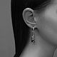 Серьги Летучие мыши. Серьги классические. AlexFox Jewelry. Ярмарка Мастеров.  Фото №5