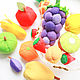 Set of food from felt ' Fruit', Doll food, Moscow,  Фото №1
