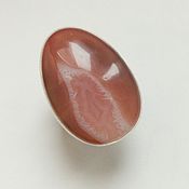 Украшения handmade. Livemaster - original item Ring with Botswana agate 