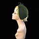 Order Meningitis hat 'Green'. Novozhilova Hats. Livemaster. . Hats1 Фото №3