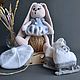 Order Bunny Baby-figure skater, handmade. Natalya_Sholokhova. Livemaster. . Amigurumi dolls and toys Фото №3