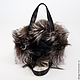 СКИДКА! Сумка с чернобуркой Mademoiselle. Классическая сумка. juliakatalina (JKbags). Интернет-магазин Ярмарка Мастеров.  Фото №2