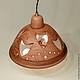 Chandelier with large deep canopy on the suspension and four lamps, Lampshades, Moscow,  Фото №1