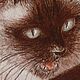 Портрет на заказ, "Моя кошка", портрет животного по фото. Картины. Фаина Соловьева Живопись реализм. Ярмарка Мастеров.  Фото №4