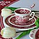 Винтаж: Чайное трио. «Rusticana». VILLEROY&BOCH. Германия. Сервизы винтажные. Винтажная посуда из Германии. Интернет-магазин Ярмарка Мастеров.  Фото №2