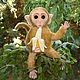 Cheat monkey is a soft moving teddy toy made of plush, Teddy Toys, Sochi,  Фото №1