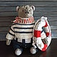 Коллекционный мишка тедди Моряк. Мишки Тедди. Handsewing.toys (Ирина). Ярмарка Мастеров.  Фото №4