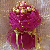 Сладкий подарок на свадьбу — идеи для свадебных композиций и букетов из конфет