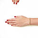 Order Stylish Women's Wristband, gold bracelet 2023. Irina Moro. Livemaster. . Hard bracelet Фото №3