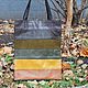 Order Leather and suede bag large rectangular rainbow autumn. Katorina Rukodelnica HandMadeButik. Livemaster. . Classic Bag Фото №3