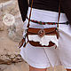 Коричневая кожаная сумочка "Boho Charm". Классическая сумка. HolyCowChic. Ярмарка Мастеров.  Фото №5