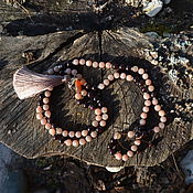 Фен-шуй и эзотерика handmade. Livemaster - original item Women`s Mala Rosary 108 beads - Tenderness and Warmth. Handmade.