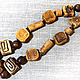 Beads in ethnic style. Ceramics, Necklace, Anapa,  Фото №1