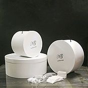 Материалы для творчества handmade. Livemaster - original item Hat box 40 / 20cm, round box, box lid bottom. Handmade.