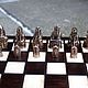 Бронзовые шахматные фигуры с острова Льюис. Шахматы. Set-BS. Интернет-магазин Ярмарка Мастеров.  Фото №2