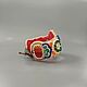 Браслет с агатом, вышитый браслет, браслет из кожи. Береты. Юлия Постырнак. Украшения, сумки .. Ярмарка Мастеров.  Фото №7