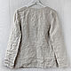 Linen blouse with open edges. Blouses. LINEN & SILVER ( LEN i SEREBRO ). Ярмарка Мастеров.  Фото №5
