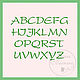 Алфавит "Present Script" для машинной вышивки. Схемы для вышивки. Sestri4ka Ирина. Ярмарка Мастеров.  Фото №4