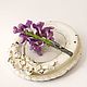 Brooch-pin 'Varietal lilac'. Brooches. Country Cottage. My Livemaster. Фото №4