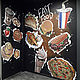 Роспись стен в кафе. Fast food, Картины, Москва,  Фото №1
