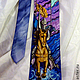 Men's silk tie 'Winter knight', Ties, St. Petersburg,  Фото №1