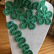 Украшения handmade. Livemaster - original item Necklace: Emerald Lace. Handmade.
