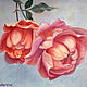 Авторская картина маслом "Английские розы", Картины, Доха,  Фото №1