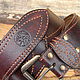 Order Men's belt, original, premium. Marik Leather Craft. Livemaster. . Straps Фото №3
