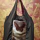 Eco textile bag with pocket with butterfly print. Sacks. paintmart (oikos). My Livemaster. Фото №5