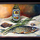  натюрморт с рыбой, Картины, Москва,  Фото №1